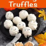 These Halloween Mummy Oreo Truffles