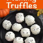 These Halloween Mummy Oreo Truffles