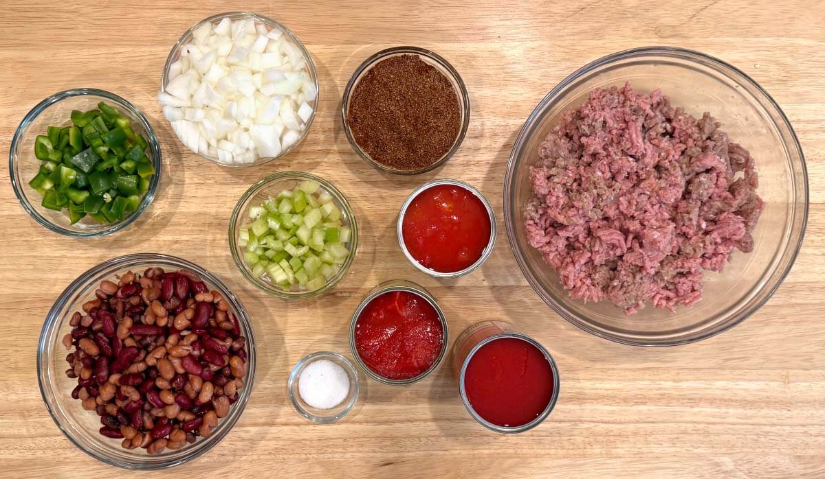 wendy's style chili ingredients shot