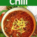 a pot of wendy's chili