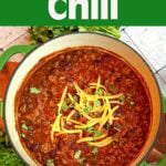 a pot of wendy's chili