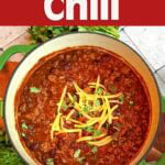 a pot of wendy's chili
